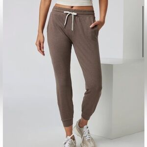 Vuori joggers size large. Gently used. Fossil Heather color